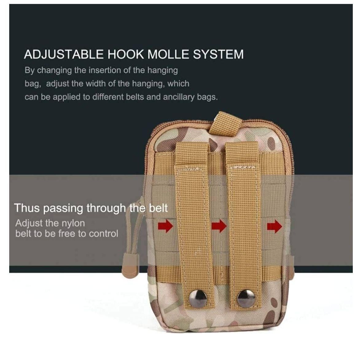 Multipurpose Tactical Waist Bags Molle Pouch s144gw-vb