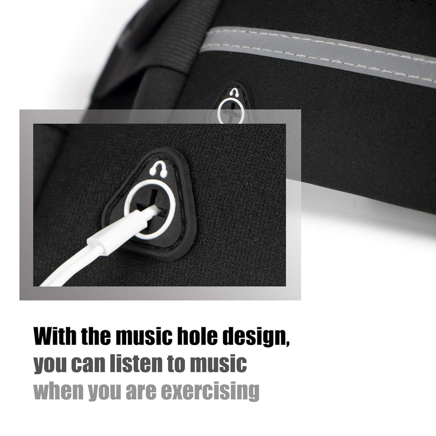 Ultra Light Bounce Fitness Workout/Running Belt s144gw-vb