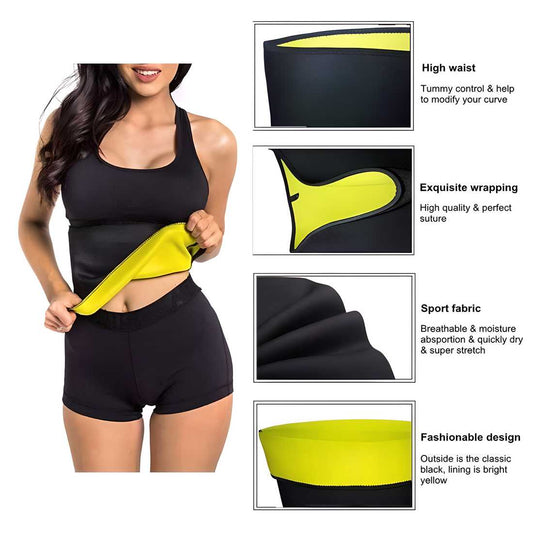 Sweat Belt - Hot Body Shaper Belly Fat Burner For Men & Women s144gw-vb