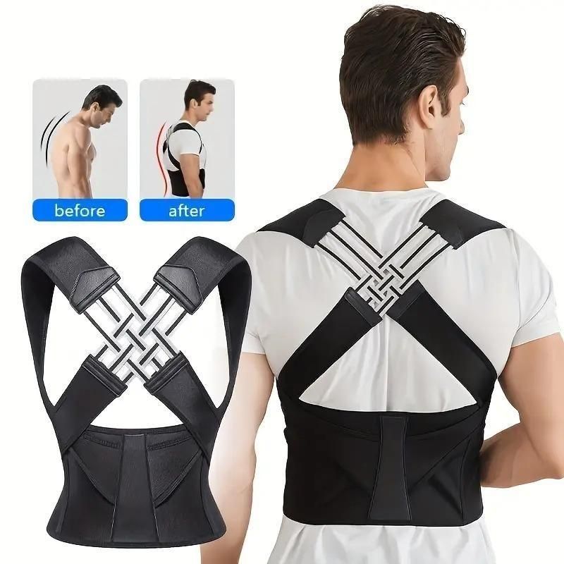 Adjustable Back Posture Corrector/ Slouching Relieve Pain Belt Women Men s144gw-vb