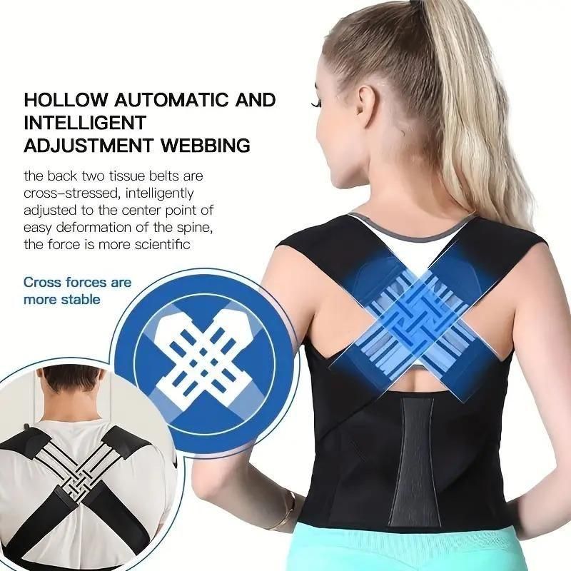 Adjustable Back Posture Corrector/ Slouching Relieve Pain Belt Women Men s144gw-vb